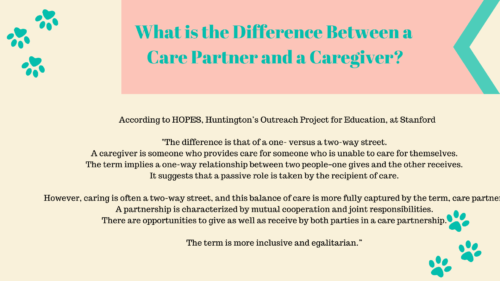 Caregiver or Care Partner