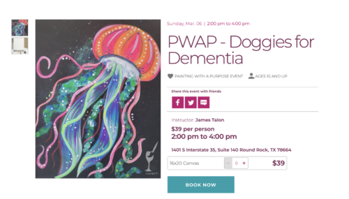 Doggies for Dementia-Painting with a Purpose